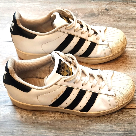 adidas Shoes - Adidas Originals Superstar Women's Size 7.5 Shoes White Leather Low Top Sneakers